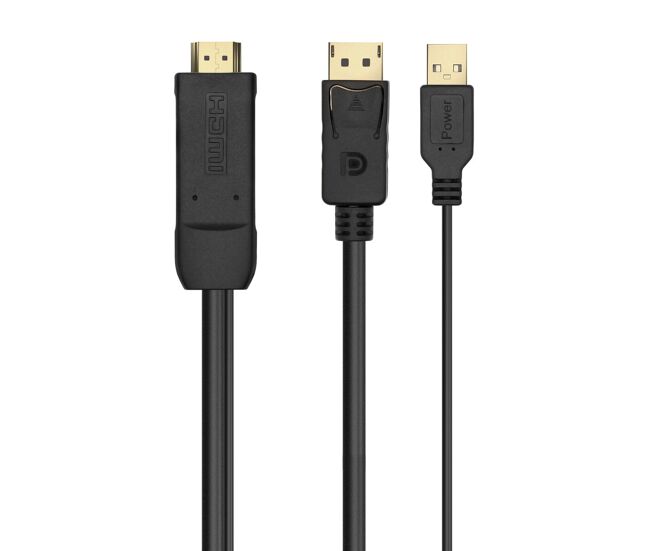 Cable displayport mini a hdmi aisens a122-0641 negro