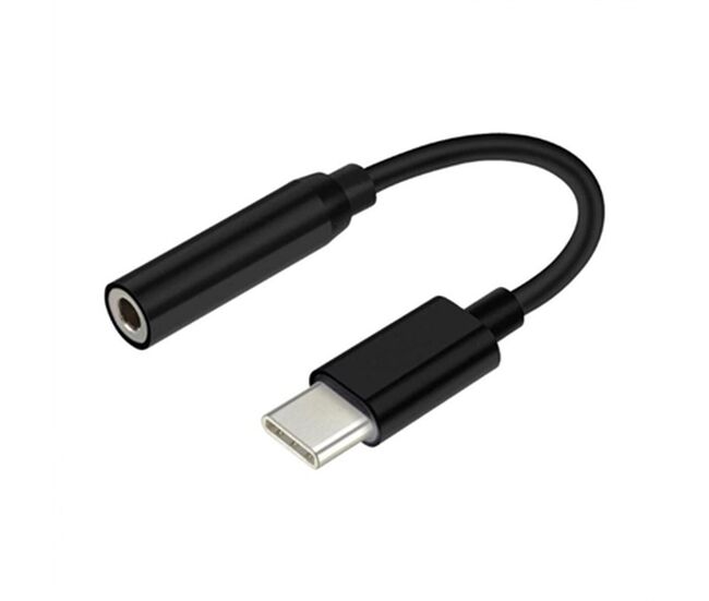 Adaptador usb c a jack 3.5 mm aisens a109-0348 negro 15 cm