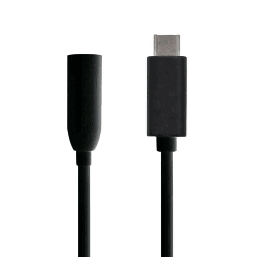 Adaptador USB C para Jack 3.5 mm Aisens A109-0348 Preto 15 cm