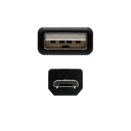 Cabo USB para micro USB NANOCABLE 10.01.0503 3 m Preto