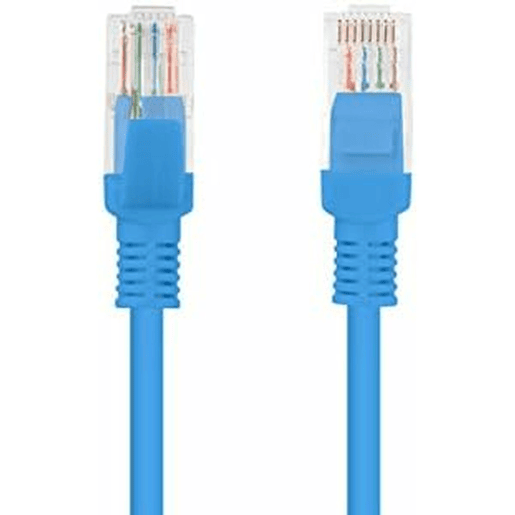 Cabo de rede rígido UTP Categoria 5e Lanberg PCU5-10CC-0200-B Azul 2 m