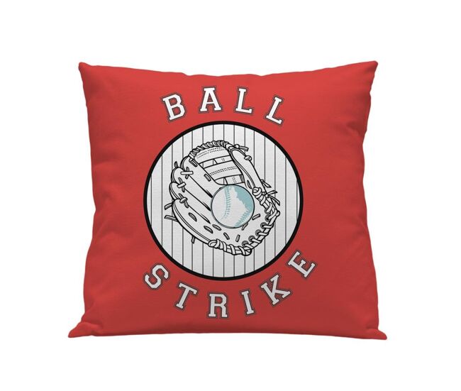 Funda cojín infantil strike strike - rojo - 50x50