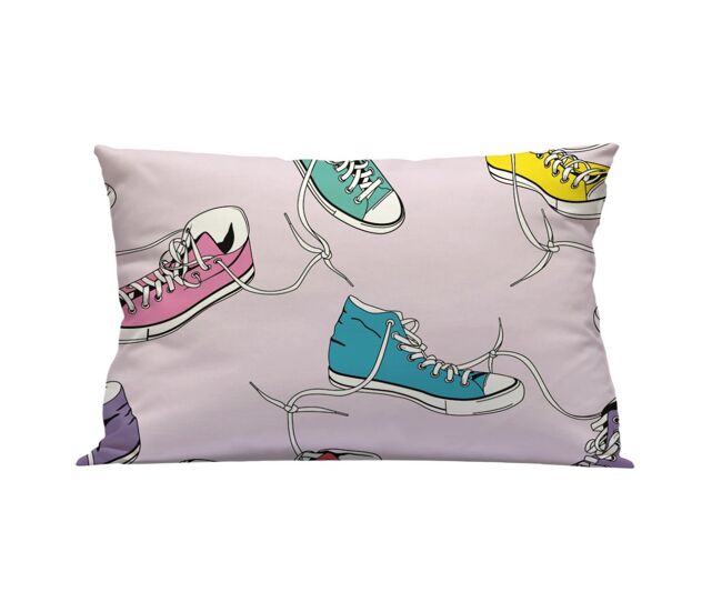 Funda cuadrante sneakers sneakers - blanco - 50x70
