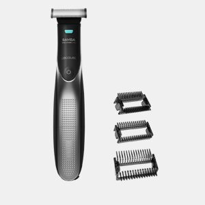 Cecotec Aparador de barba multifunções com bateria de lítio e pentes intercambiáveis.