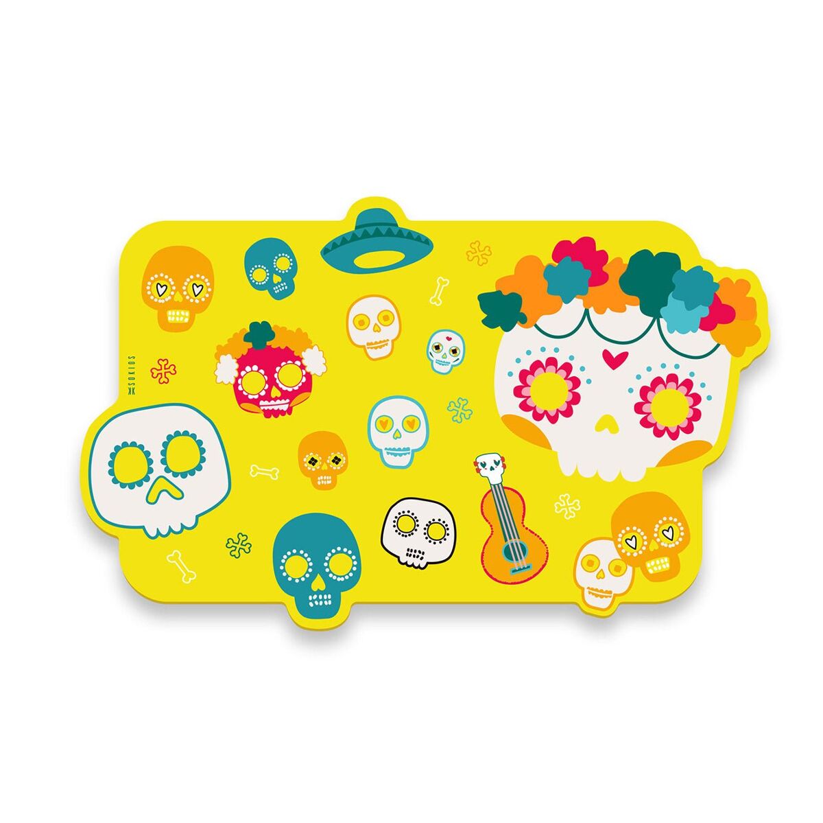 Mantel individual tequila tequila - multicolor - 30x46 cm