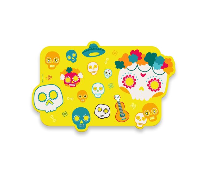 Mantel individual tequila tequila - multicolor - 30x46 cm