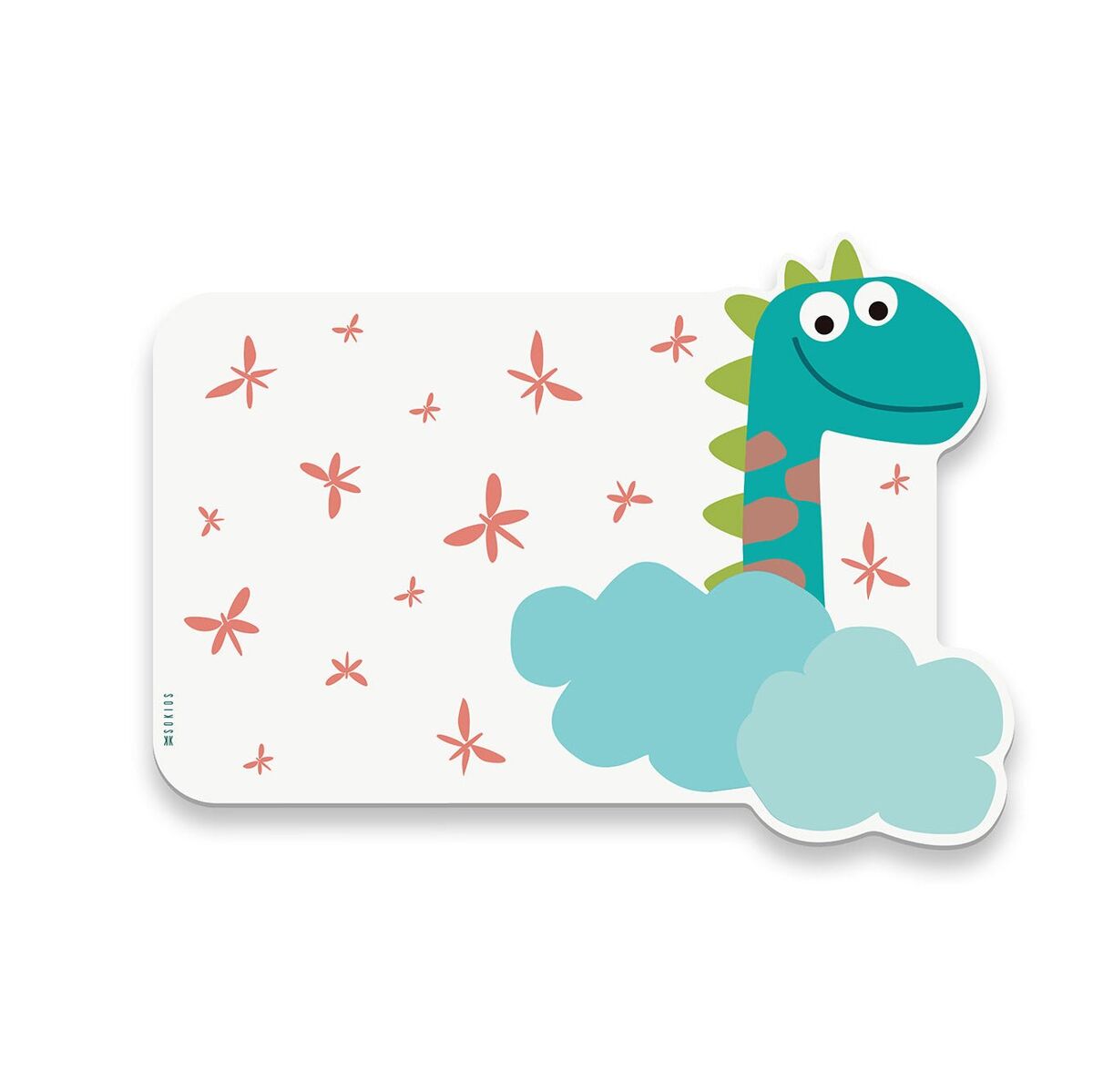 Mantel individual infantil nessy nessy - multicolor - 30x46 cm