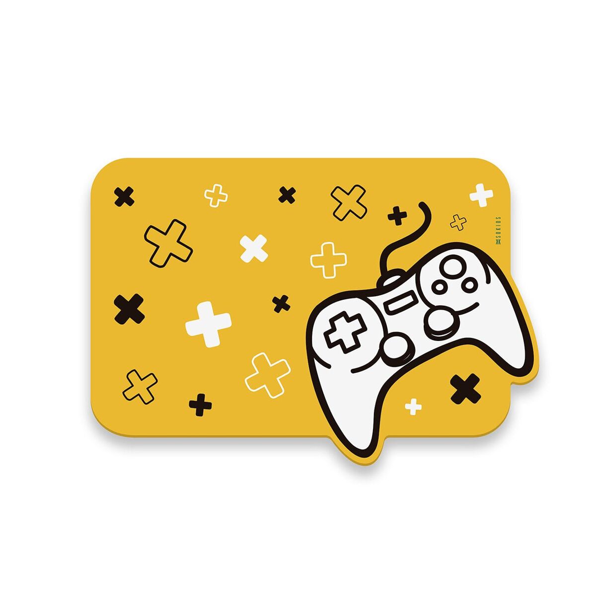 Mantel individual infantil mando - amarillo - 30x46 cm