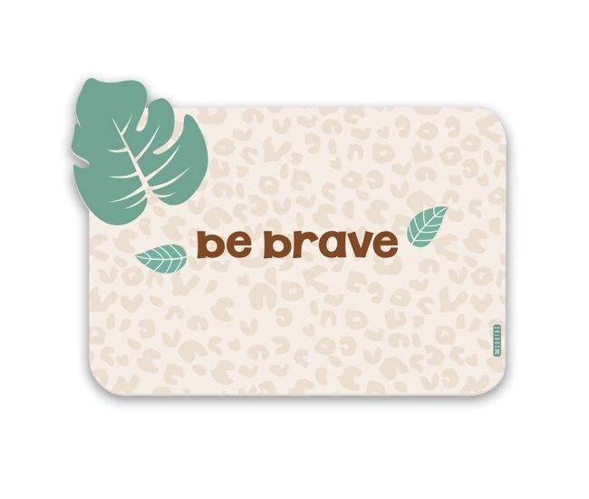 Mantel individual infantil - beige - 30x46 cm