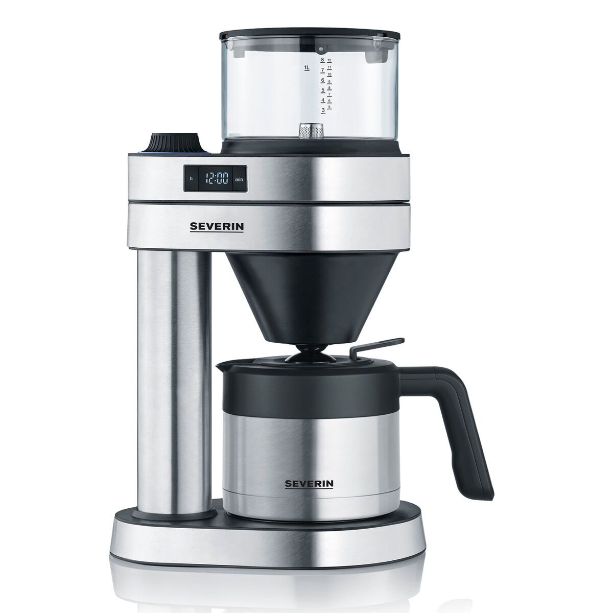 Cafetera de goteo, jarra termo 8 tazas Severin KA 5763 - 1450 W
