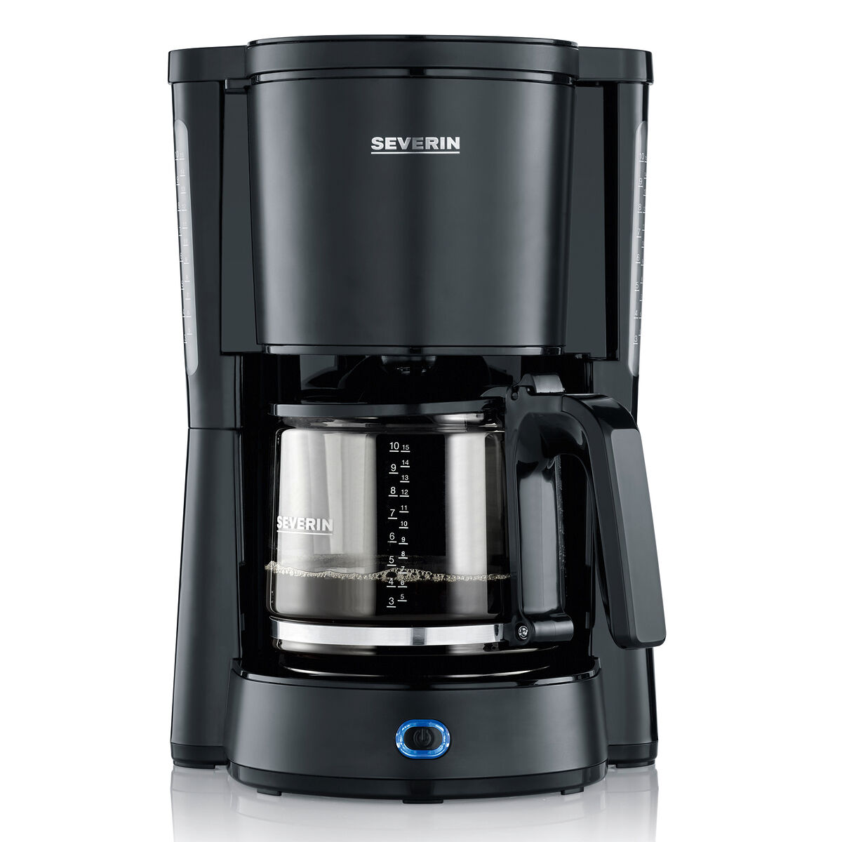 Cafetera de goteo jarra cristal 10 tazas Severin KA 9554 - 1000 W