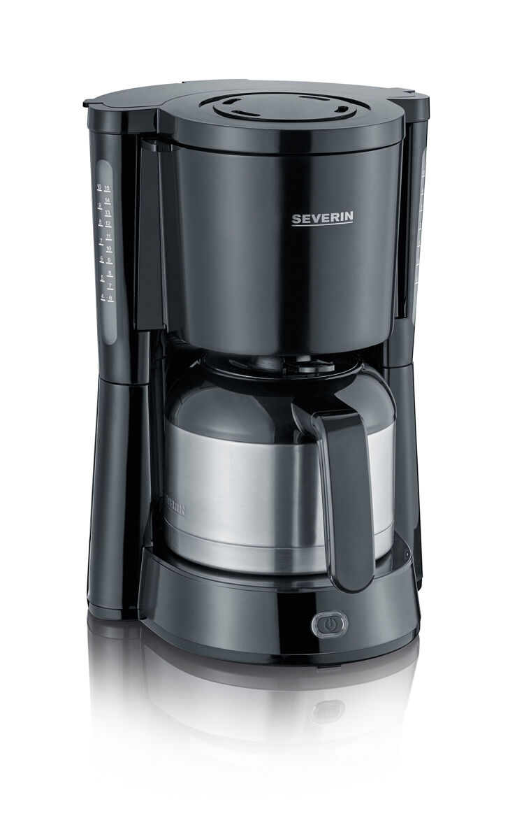 Cafetera con molinillo de goteo, jarra termo 1 L Severin KA 4814 - 1000 W