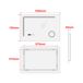 Espejo de pared con LED Chambave para baño IP65 antivaho reloj 100x3 Espejo de pared con LED Chambave para baño IP65 antivaho reloj 100x3 Plateado