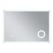 Espejo de pared con LED Scafa para baño IP65 con antivaho y lupa 100x3 Espejo de pared con LED Scafa para baño IP65 con antivaho y lupa 100x3 Blanco