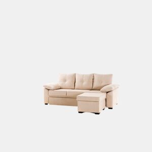 Sofá-cama chaise longue reversível cinza Panamá. Matris