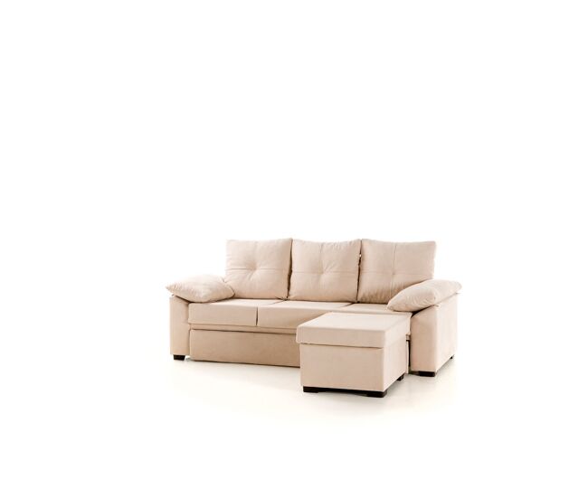 Sofa - Cama Chaise longue Reversible Panama Gris. Matris