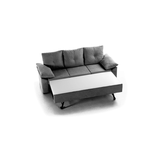 Sofá-cama chaise longue reversível Panamá bege. Matris