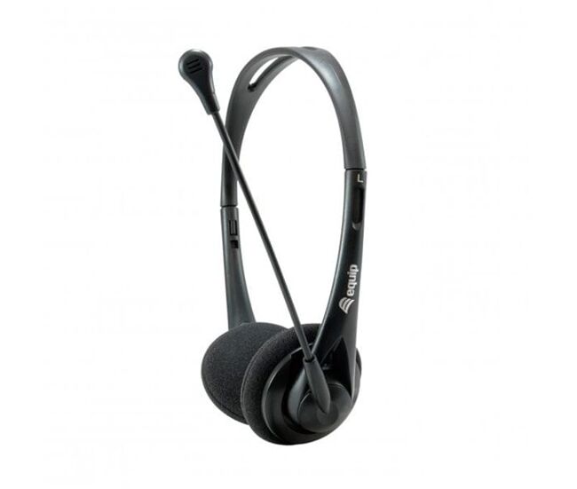 Auricular equip life con micrófono jack 3.5mm color negro