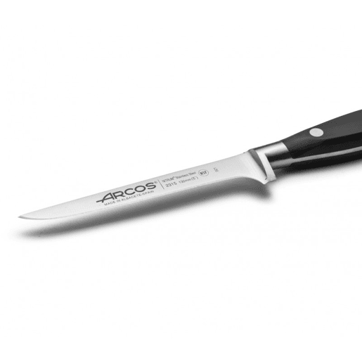 Faca para desossar Arcos Riviera 130 mm de lâmina em aço inoxidável NITRUM Faca para desossar Arcos Riviera 130 mm de lâmina em aço inoxidável NITRUM