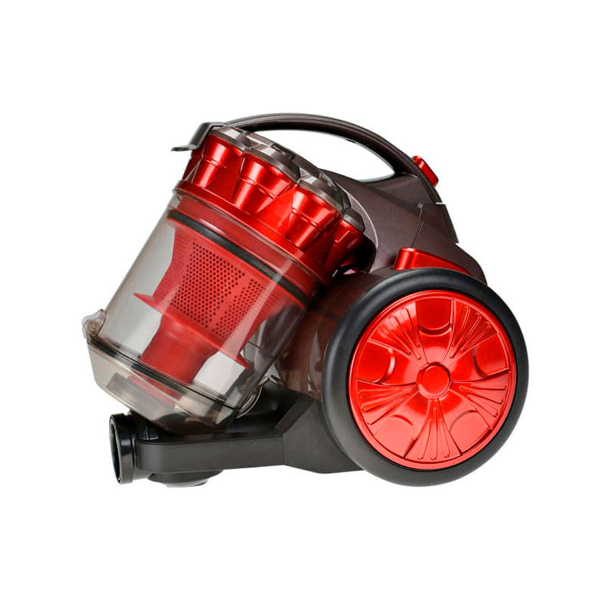 Aspirador de trineo edm 700w tecnología multiciclónica sin bolsas a rojo