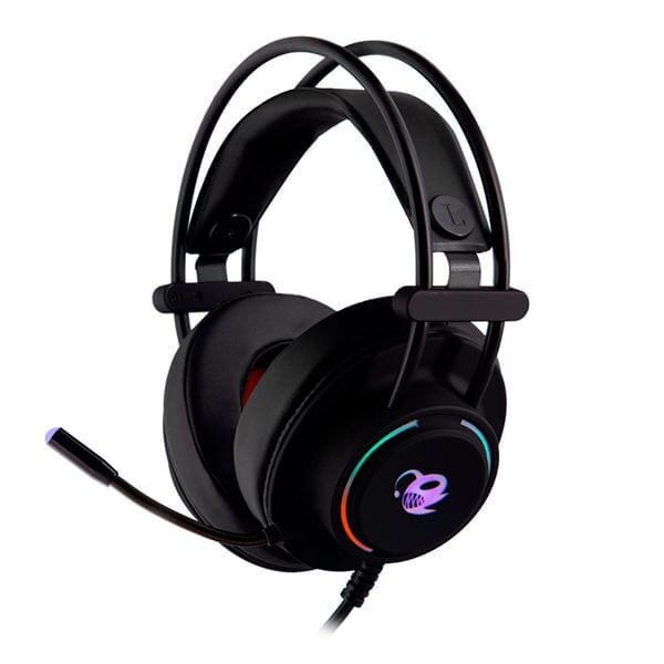 Auriculares con microfono Coolbox Deeplighting gaming led jack