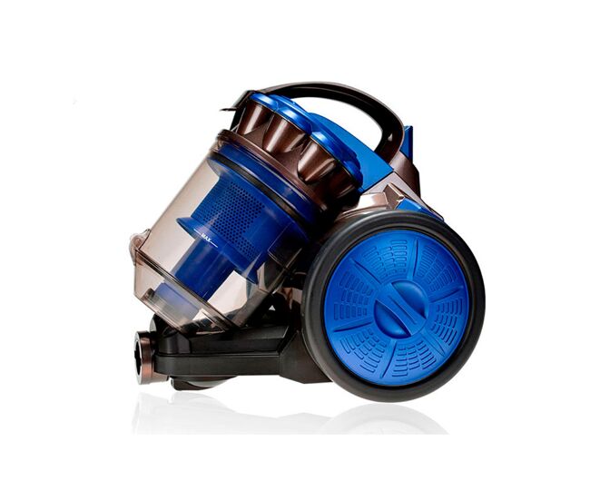 Aspirador de trineo edm 700w tecnología multiciclónica sin bolsas a azul
