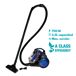 Aspirador de trineo EDM 700W Tecnología multiciclónica sin bolsas A Aspirador de trineo EDM 700W Tecnología multiciclónica sin bolsas A Azul