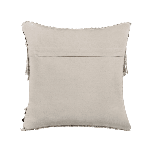 Almofada decorativa SOFCA Algodão 45 x 45 cm Creme Padrão geométrico Almofada decorativa SOFCA Algodão 45 x 45 cm Creme Padrão geométrico