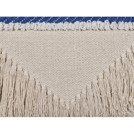 Almofada decorativa SOFCA Algodão 45 x 45 cm Creme Padrão geométrico Almofada decorativa SOFCA Algodão 45 x 45 cm Creme Padrão geométrico