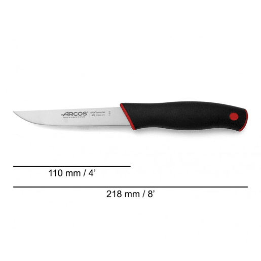 Faca para legumes Arcos Duo com lâmina de aço inoxidável de 110 mm NITRUM Faca para legumes Arcos Duo com lâmina de aço inoxidável de 110 mm NITRUM
