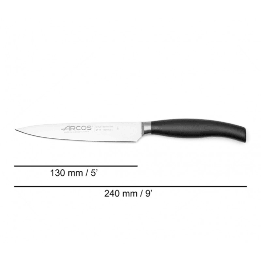 Faca para legumes 130 mm lâmina em aço NITRUM Faca para legumes 130 mm lâmina em aço NITRUM