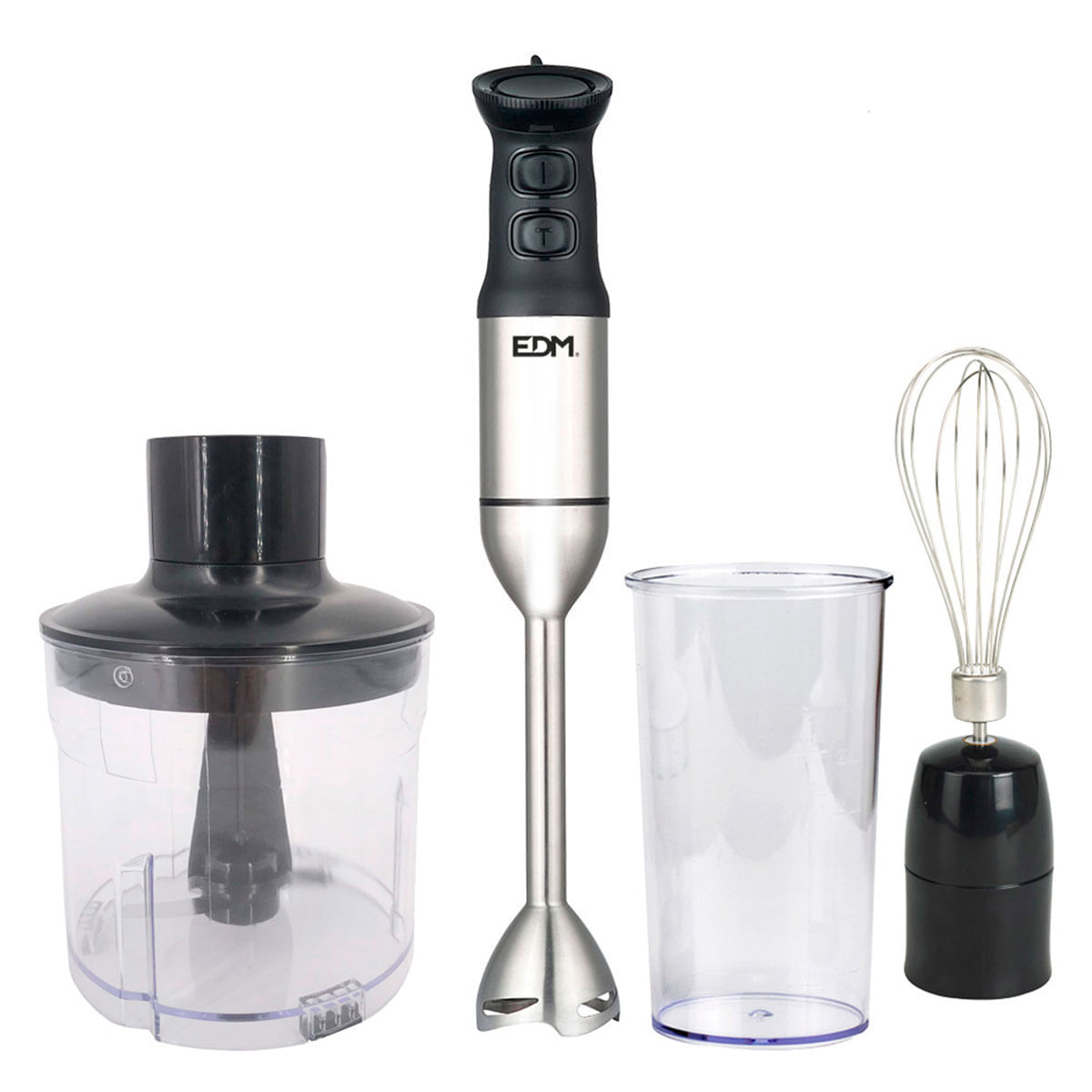 Batidora de mano EDM 1200W 2 niveles de potencia + accesorios