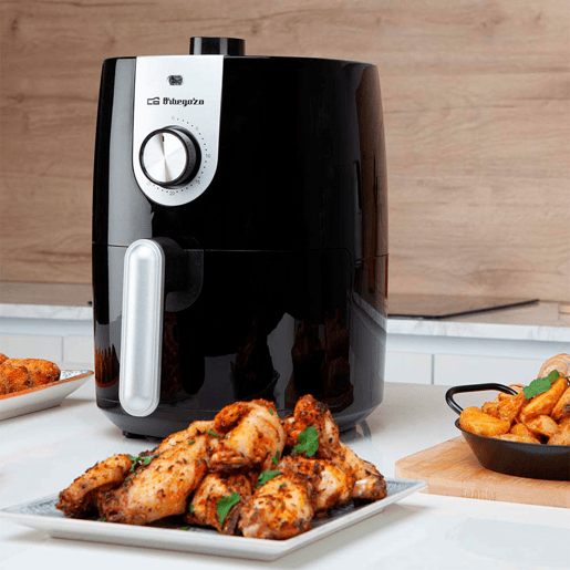 Fritadeira de ar quente Orbegozo FDR 27 1200W 2,5L preto