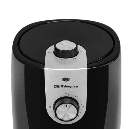 Fritadeira de ar quente Orbegozo FDR 27 1200W 2,5L preto