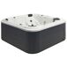 Beliani Bañera de exterior TULAROSA 210x210 Beliani Bañera de exterior TULAROSA 210x210 Blanco/ Gris