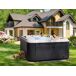 Beliani Bañera de exterior TULAROSA 210x210 Beliani Bañera de exterior TULAROSA 210x210 Blanco/ Gris