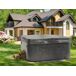 Beliani Bañera de exterior TULAROSA 210x210 Beliani Bañera de exterior TULAROSA 210x210 Blanco/ Gris