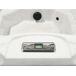 Beliani Bañera de exterior TULAROSA 210x210 Beliani Bañera de exterior TULAROSA 210x210 Blanco/ Gris