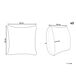 Beliani Cojín decorativo YASMIN Beliani Cojín decorativo YASMIN Blanco