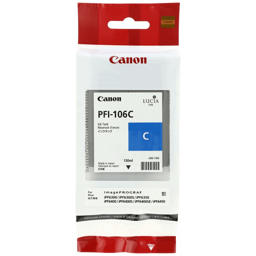Tinteiro de Tinta Original Canon 6622B001AA Ciano