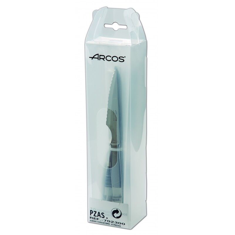 Juego de 6 chuchillos Chuleteros Monoblock