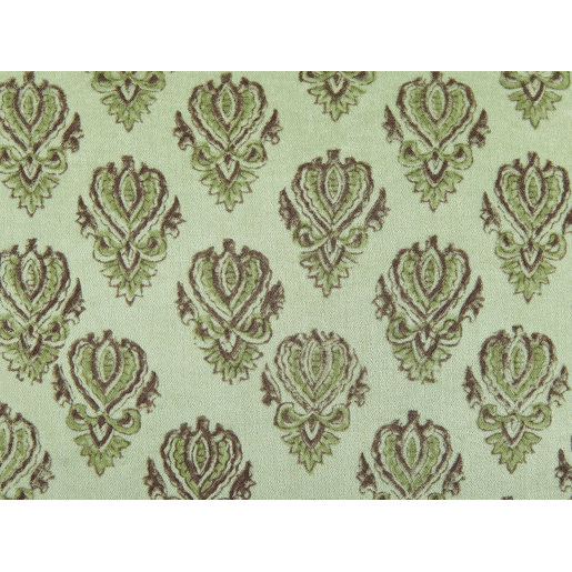 Conjunto de 2 almofadas decorativas RUNGIA Veludo 45 x 45 cm Verde Padrão floral