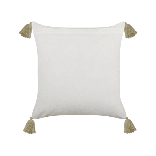 Almofada decorativa SYRINGA Algodão 45 x 45 cm Verde Padrão geométrico