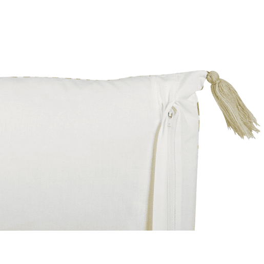 Almofada decorativa SYRINGA Algodão 45 x 45 cm Verde Padrão geométrico