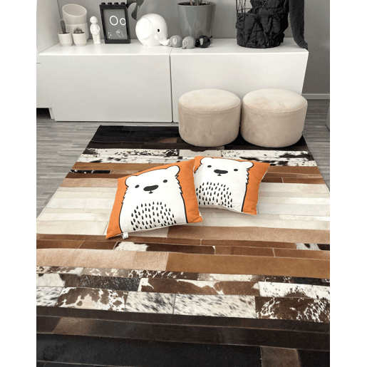Almofada decorativa WARANASI Algodão 45 x 45 cm Laranja