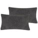 Beliani Cojín decorativo VELOOR Beliani Cojín decorativo VELOOR Gris Oscuro