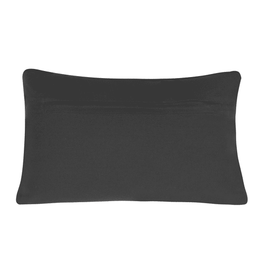 Conjunto de 2 almofadas decorativas VELOOR Algodão 30 x 50 cm Cinzento escuro Padrão oriental