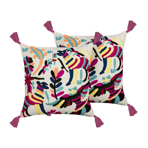 Beliani Almofada decorativa RAIGANJ Beliani Almofada decorativa RAIGANJ