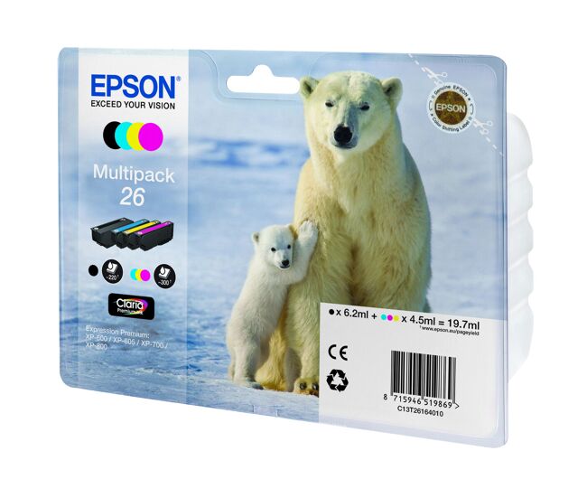 Cartucho de tinta original epson multicolor