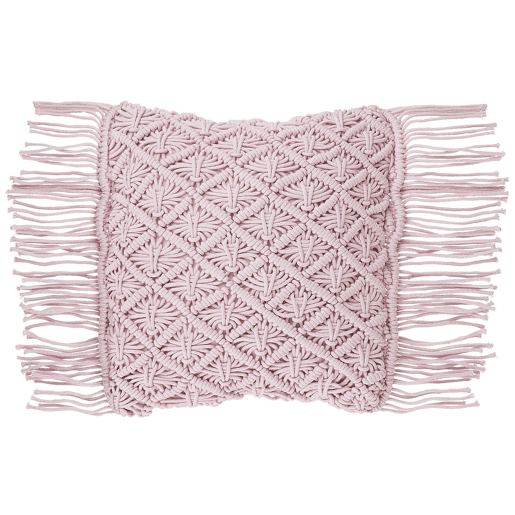 Almofada decorativa YANIKLAR Algodão 40 x 40 cm Rosa Padrão geométrico